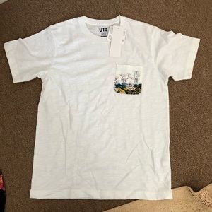 Uniqlo Hokusai Blue Tee